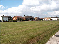 Lime Avenue. One of the proposed football pitch sites. 