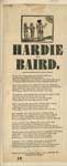 Broadside of Hardie and Baird's execution