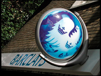 Barclays bank sign