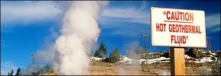 Geothermal sign