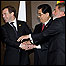 Líderes do Brasil, Rússia, China e Índia. 