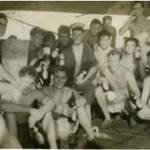 A refresher on the foc'sle, Leyte, April 1945