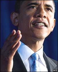 O candidato democrata à Presidência dos EUA, Barack Obama