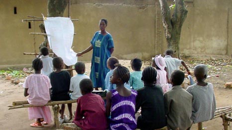 African school children (BBC)
