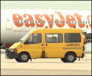 EasyJet aircraft at Bristol airport