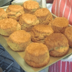 Freshly cooked scones