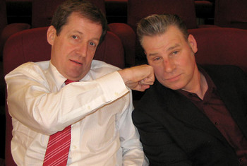 Alastair Campbell and Mark Kermode