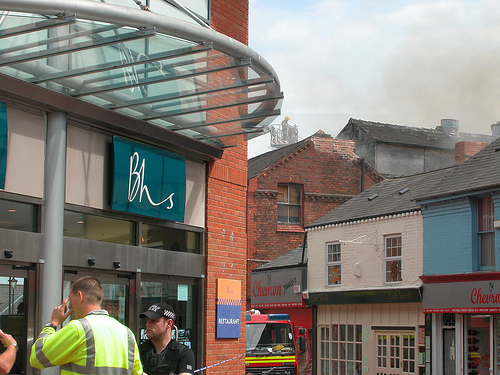 Fire at old Wrexham Hippodrome Cinema