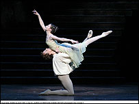 two ballet dancers from the royal ballet