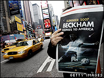 Beckham goes to US