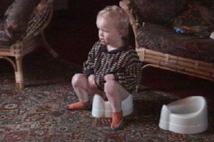 Nick trains his twins