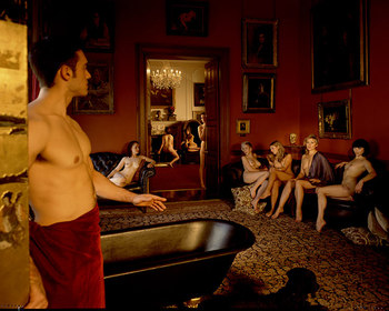 Titian's Diana and Actaeon recreated by Tom Hunter