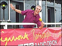 Tony on an OB in Torquay