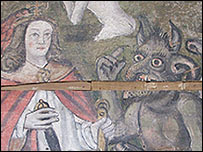 Archangel St Michael and a Demon