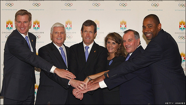 Chicago's bid team