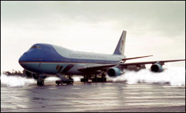 On the move again - Morris finds a use for this rather plush aircraft