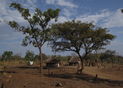 Village between Juba and Nimule.