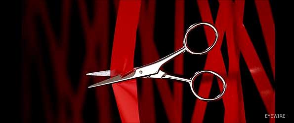 Scissors cutting