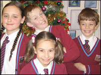 Pupils from St Wilfrid's Catholic Primary School