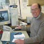 At my desk as Curator of the Nothe Fort
