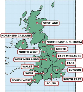 Map of uk