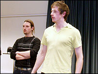 Two cast members of bouncers