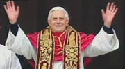 Pope Benedict XVI at his inauguration