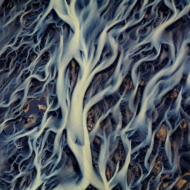 Abstract image of materials.